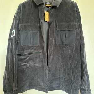 BRAIN DEAD Men's Gray Corduroy Jacket - NEW WITH TAGS